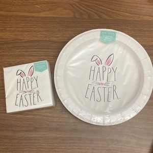 Rae Dunn HAPPY EASTER Paper Plates and Napkins
